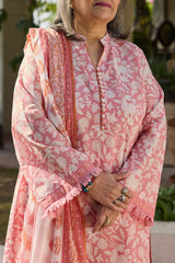 UAE-3 Piece Printed Lawn Suit with Dupatta CL-52691 A