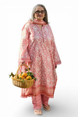 UAE-3 Piece Printed Lawn Suit with Dupatta CL-52691 A