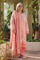 UAE-3 Piece Printed Lawn Suit with Dupatta CL-52691 A