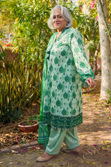 UAE-3 Piece Printed Lawn Suit with Dupatta CL-62020 B