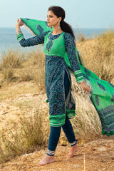 UAE-3 Piece Printed Lawn Suit