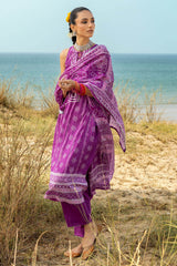 UAE-3 Piece Printed Lawn Suit