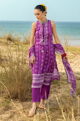 UAE-3 Piece Printed Lawn Suit