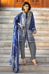 UAE-3 Piece Printed Lawn Suit