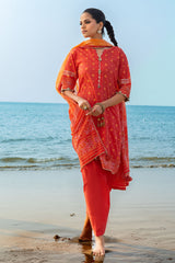 UAE-3 Piece Printed Lawn Suit