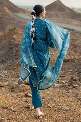 UAE-3 Piece Printed Lawn Suit