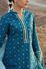 UAE-3 Piece Printed Lawn Suit