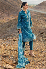 UAE-3 Piece Printed Lawn Suit