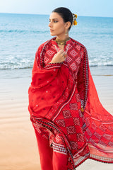 UAE-3 Piece Printed Lawn Suit