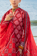 UAE-3 Piece Printed Lawn Suit