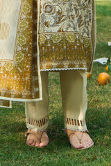 UAE-3 Piece Printed Lawn Suit with Dupatta CL-62052 B