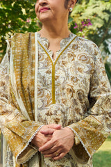 UAE-3 Piece Printed Lawn Suit with Dupatta CL-62052 B