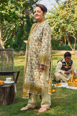 UAE-3 Piece Printed Lawn Suit with Dupatta CL-62052 B