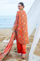 UAE-3 Piece Printed Lawn Suit with Dupatta CL-62064 B