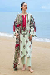 UAE-3 Piece Printed Lawn Suit with Dupatta CL-62066 B