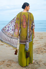 UAE-3 Piece Printed Lawn Suit with Dupatta CL-62069 A