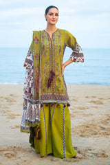 UAE-3 Piece Printed Lawn Suit with Dupatta CL-62069 A