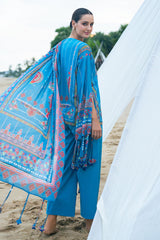 UAE-3 Piece Printed Lawn Suit with Dupatta CL-62070 A