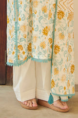 UAE-3 Piece Printed Lawn Suit with Dupatta CL-62071 B