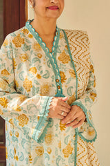 UAE-3 Piece Printed Lawn Suit with Dupatta CL-62071 B