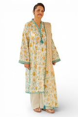 UAE-3 Piece Printed Lawn Suit with Dupatta CL-62071 B