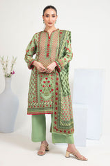 UAE-3 Piece Printed Lawn Suit with Dupatta CL-62075 B
