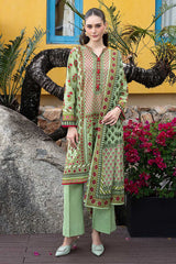 UAE-3 Piece Printed Lawn Suit with Dupatta CL-62075 B