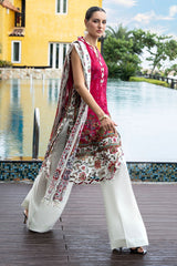 UAE-3 Piece Printed Lawn Suit