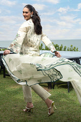 UAE-3 Piece Printed Lawn Suit