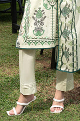 UAE-3 Piece Printed Lawn Suit