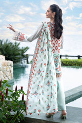 UAE-3 Piece Printed Lawn Suit