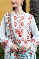 UAE-3 Piece Printed Lawn Suit