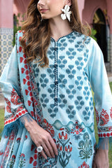 UAE-3 Piece Printed Lawn Suit