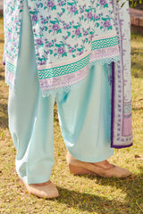 UAE-3 Piece Printed Lawn Suit with Dupatta CL-62086 B