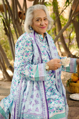UAE-3 Piece Printed Lawn Suit with Dupatta CL-62086 B