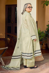 UAE-3 Piece Printed Lawn Suit with Dupatta CL-62103 B
