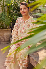 UAE-3 Piece Printed Lawn Suit with Dupatta CL-62107 A