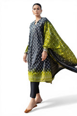 UAE-3 Piece Printed Lawn Suit CL-62109 A