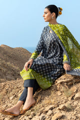 UAE-3 Piece Printed Lawn Suit CL-62109 A