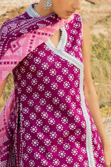 UAE-3 Piece Printed Lawn Suit CL-62109 B