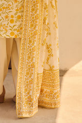 UAE-3 Piece Printed Lawn Suit with Dupatta CL-62113 A