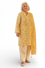 UAE-3 Piece Printed Lawn Suit with Dupatta CL-62113 A