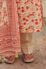 UAE-3 Piece Printed Lawn Suit with Dupatta CL-62113 B