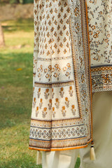 UAE-3 Piece Printed Lawn Suit with Dupatta CL-62117 A