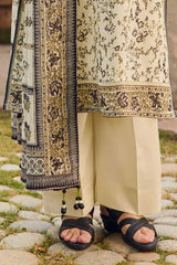 UAE-3 Piece Printed Lawn Suit with Dupatta CL-62117 B