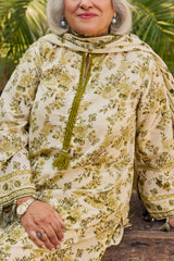 UAE-3 Piece Printed Lawn Suit with Dupatta CL-62118 A