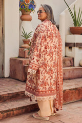 UAE-3 Piece Printed Lawn Suit with Dupatta CL-62118 B