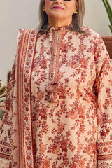 UAE-3 Piece Printed Lawn Suit with Dupatta CL-62118 B