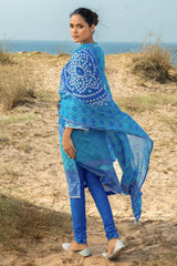 UAE-3 Piece Printed Lawn Suit CL-62148 B