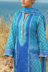 UAE-3 Piece Printed Lawn Suit CL-62148 B